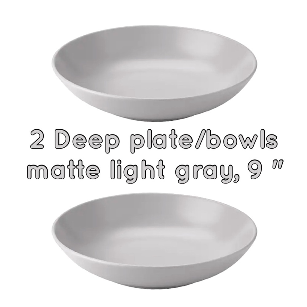 IKEA 9” Deep Bowls/Plates